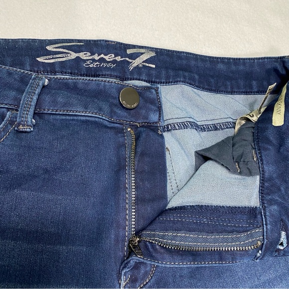 Seven7 Ankle Skinny Skin Fit Denim Jeans Size 16 #1336 - Picture 3 of 13